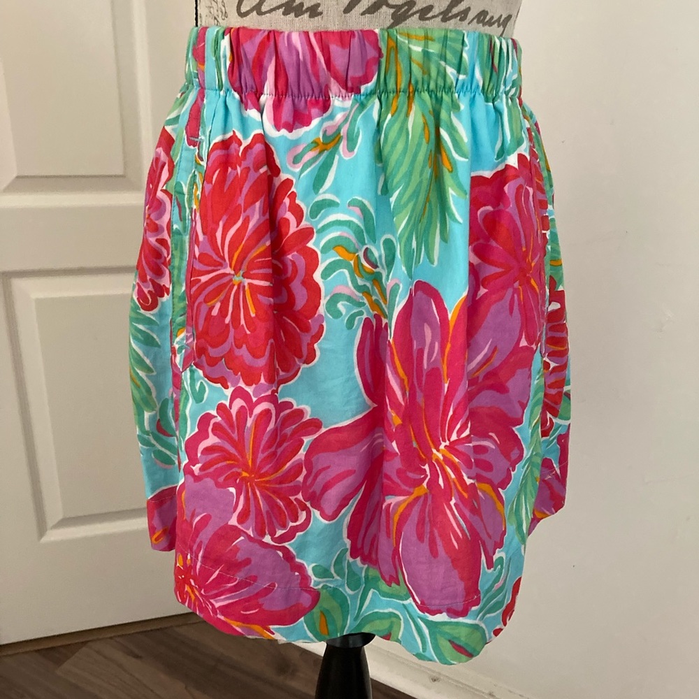 Lilly Pulitzer Skirt - Elastic Waist, Cotton